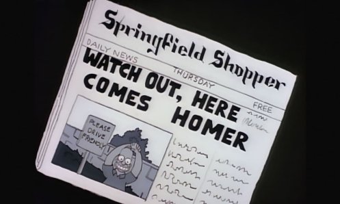 Кадр из сериала Симпсоны 1 сезон